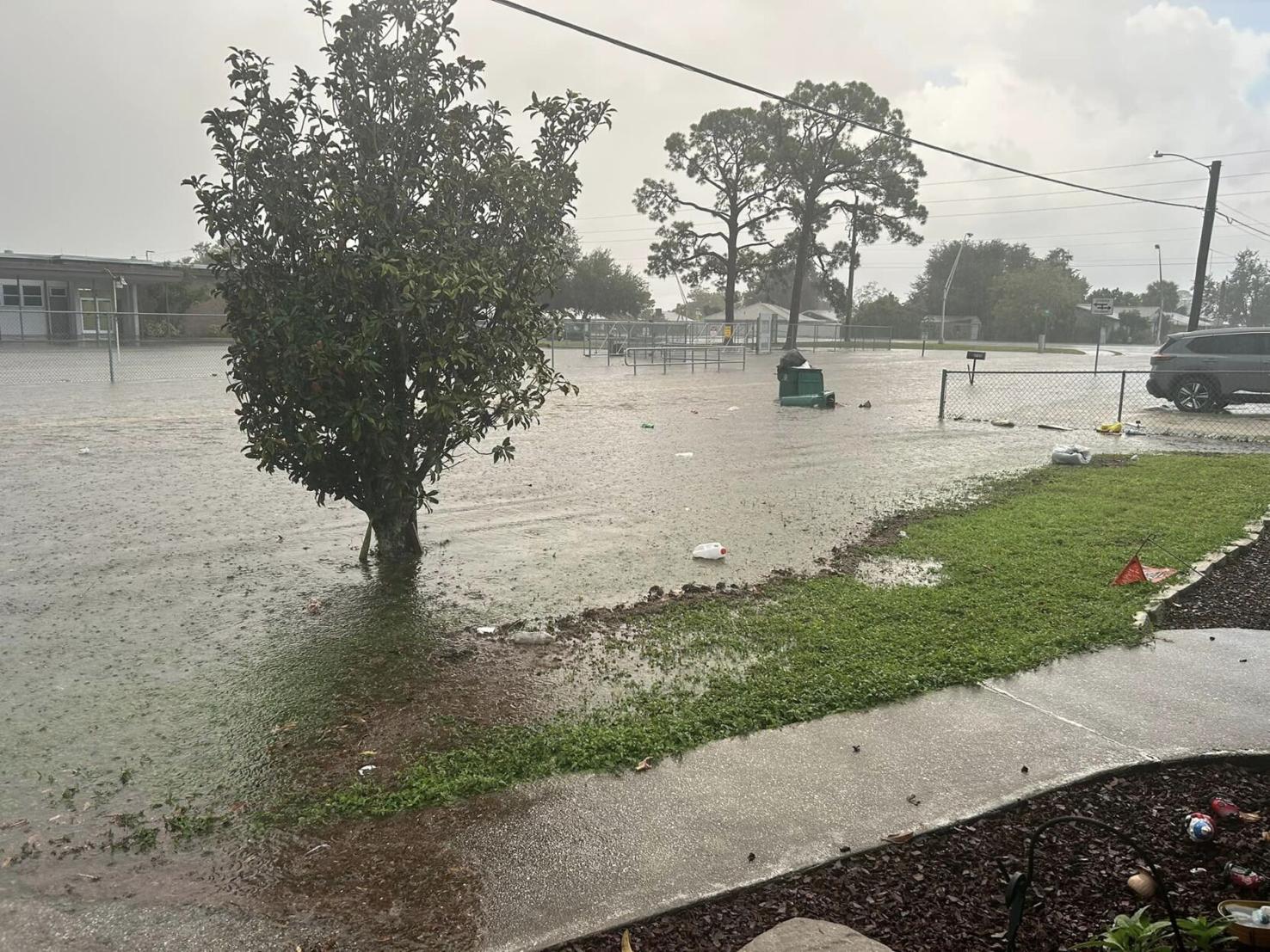 Areas of Port Charlotte flooded due to heavy rain Charlotte County