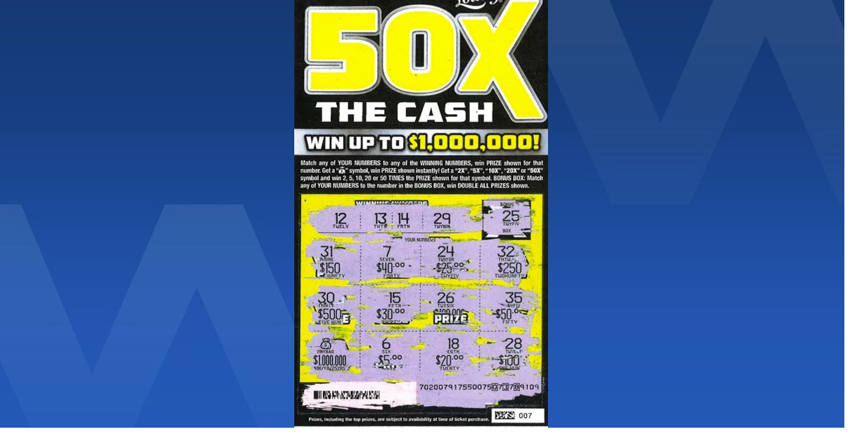 Lee County man wins $1 million in scratch off lottery ticket | Archives ...