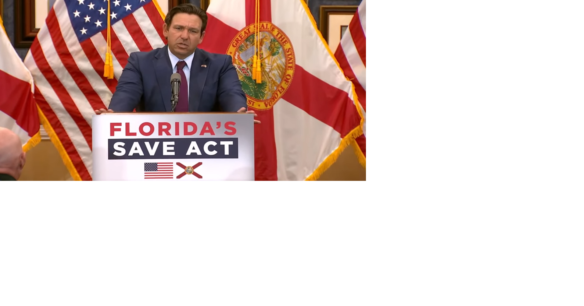 Gov. DeSantis signs 'Florida Saves Act', enforcing election integrity
