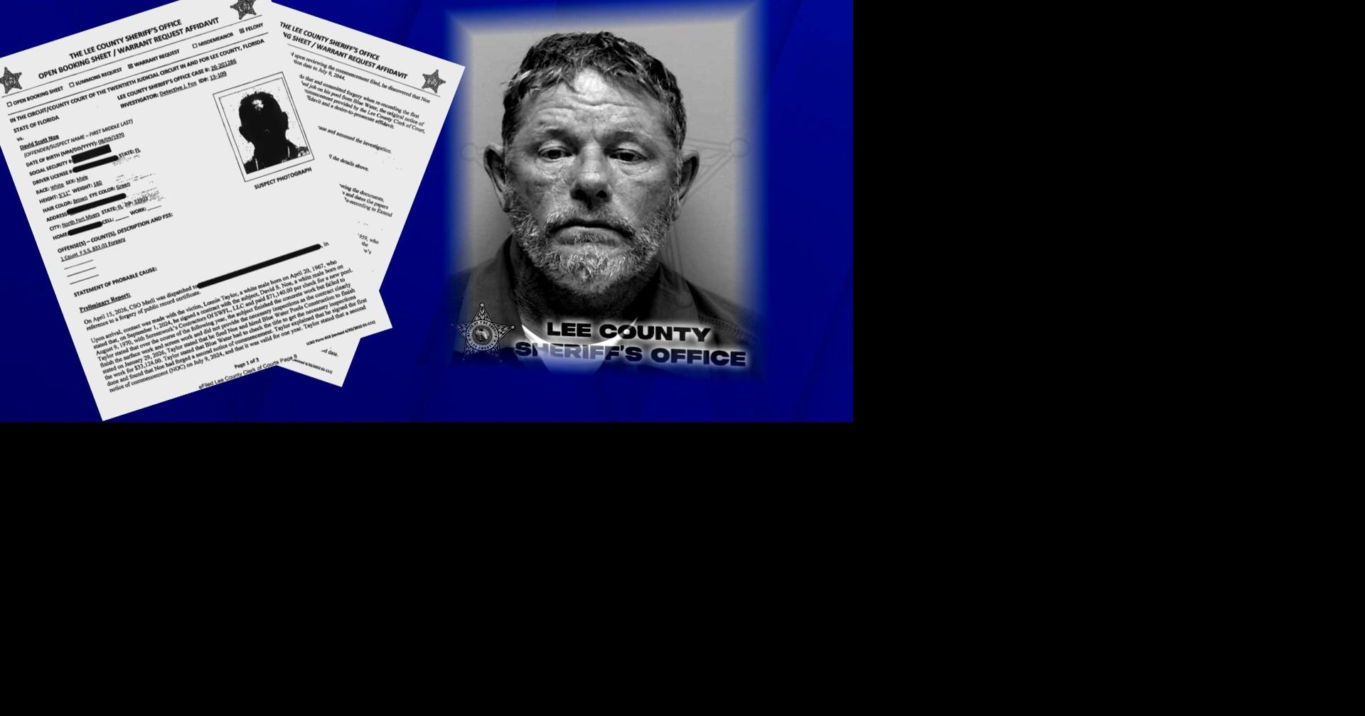 Police reports reveal how SWFL pool contractor allegedly forged records to extend permits by 20 years