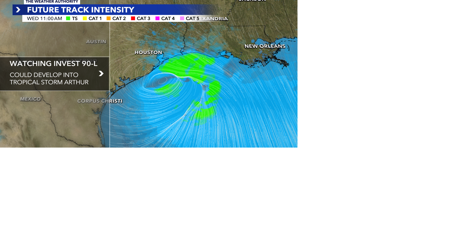 WINK Weather Authority monitoring tropical development near Texas coast