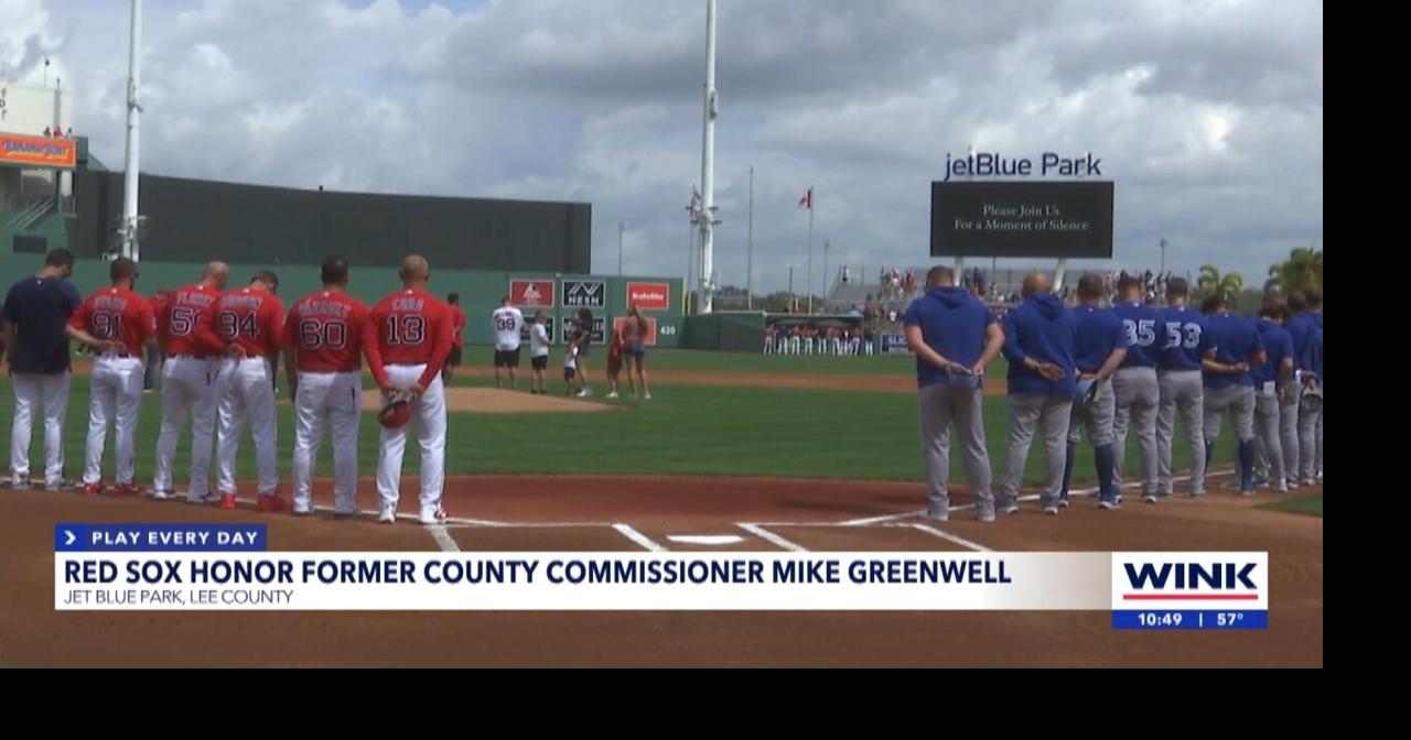 Red Sox honor former Lee County Commissioner Mike Greenwell