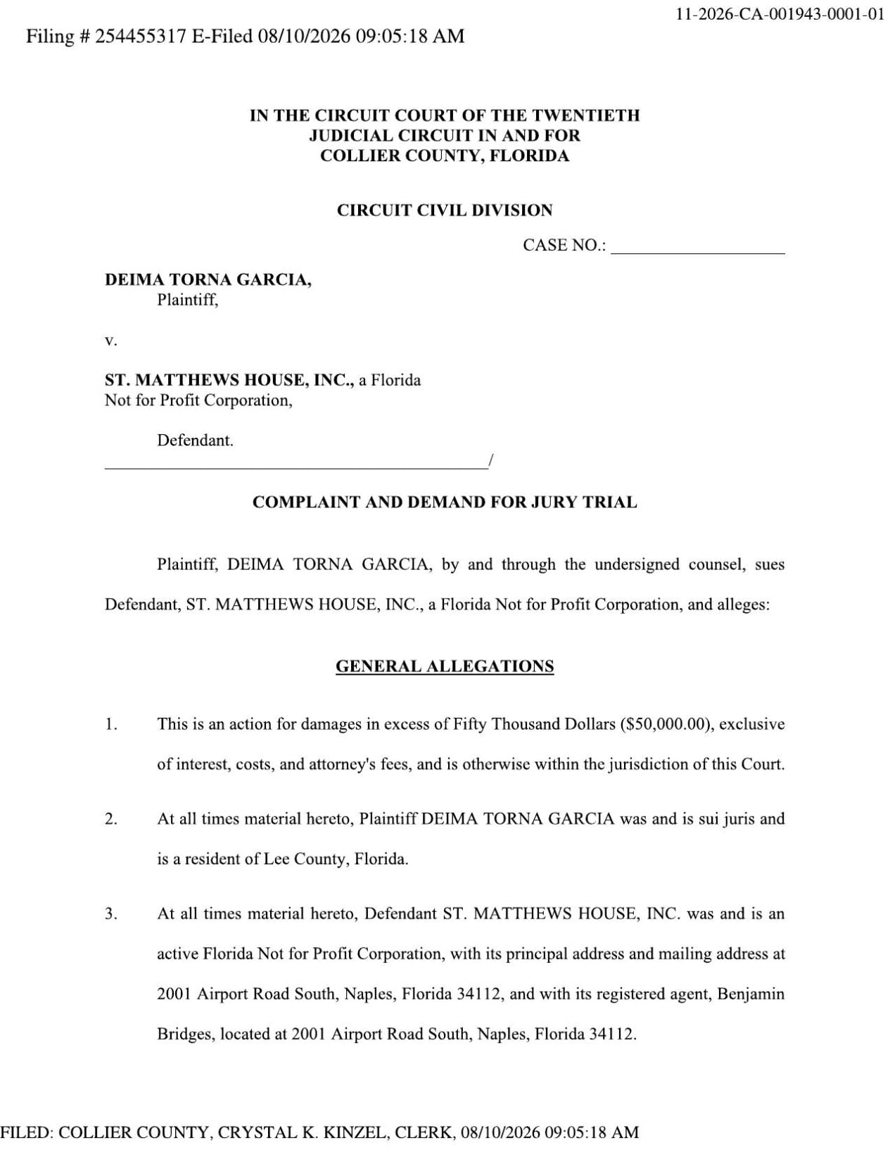 Full complaint