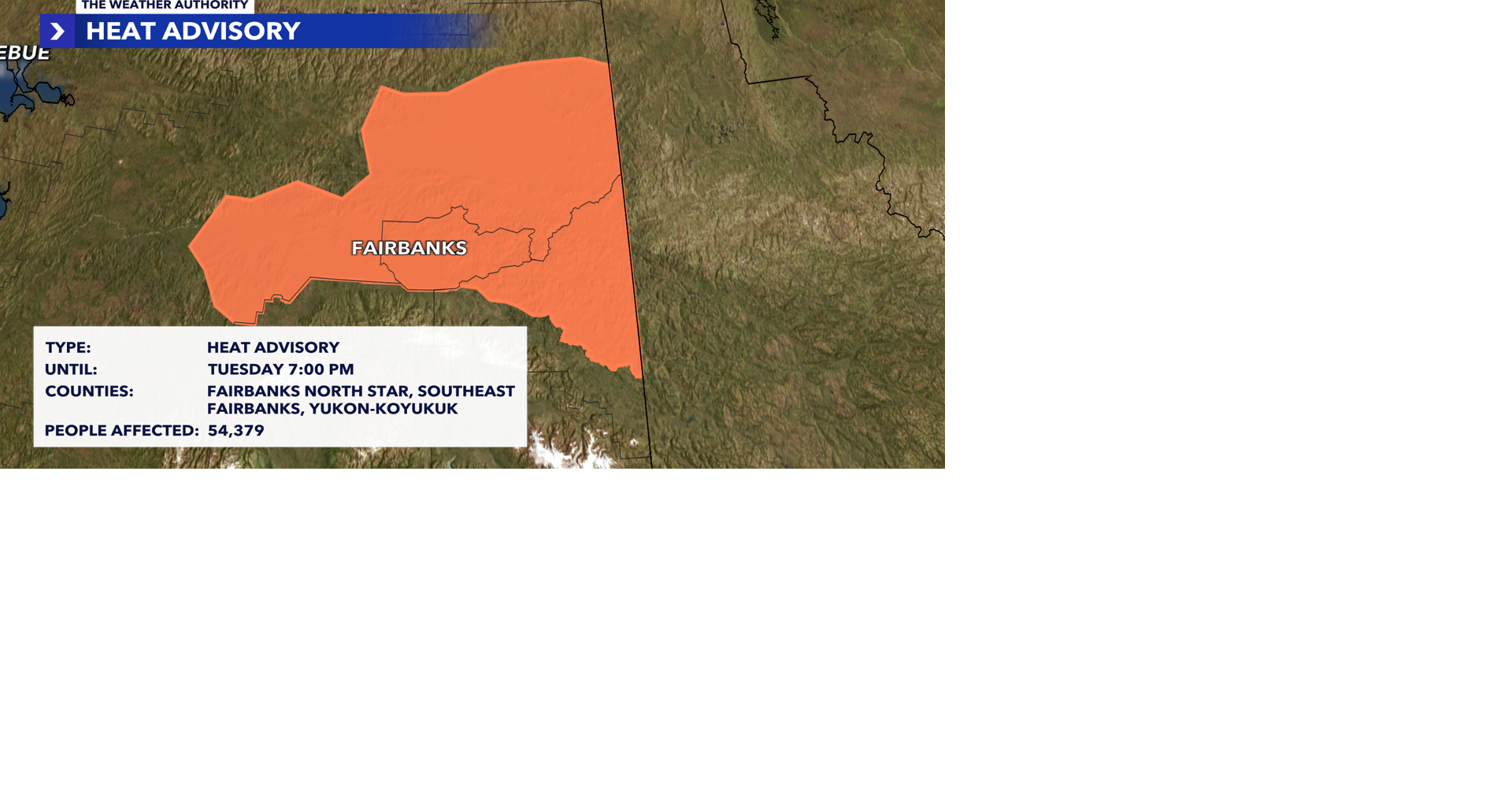 Heat advisory issued in coldest state in the country
