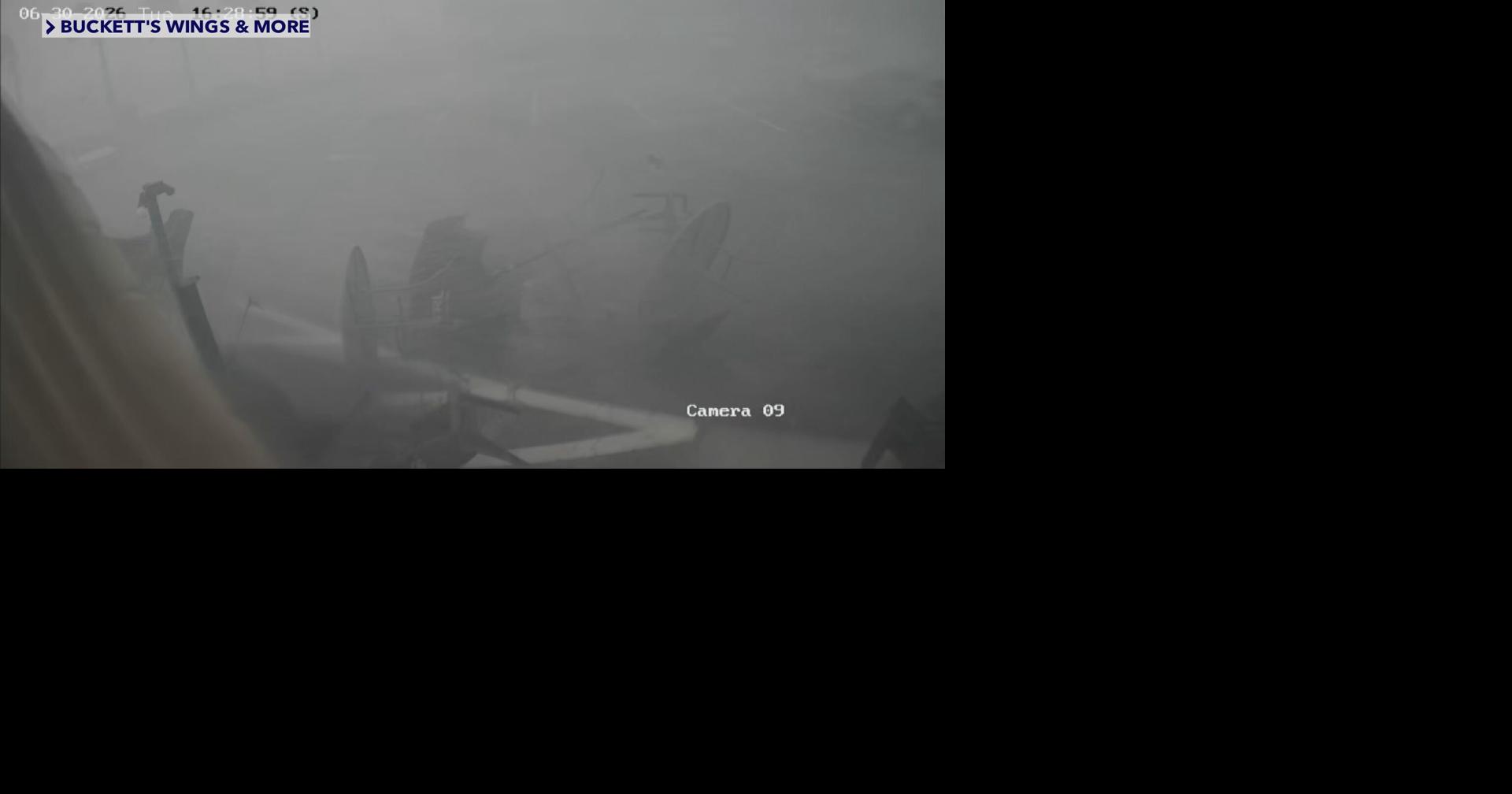 Shocking video recorded in Lee County of storm causing businesses to go without power
