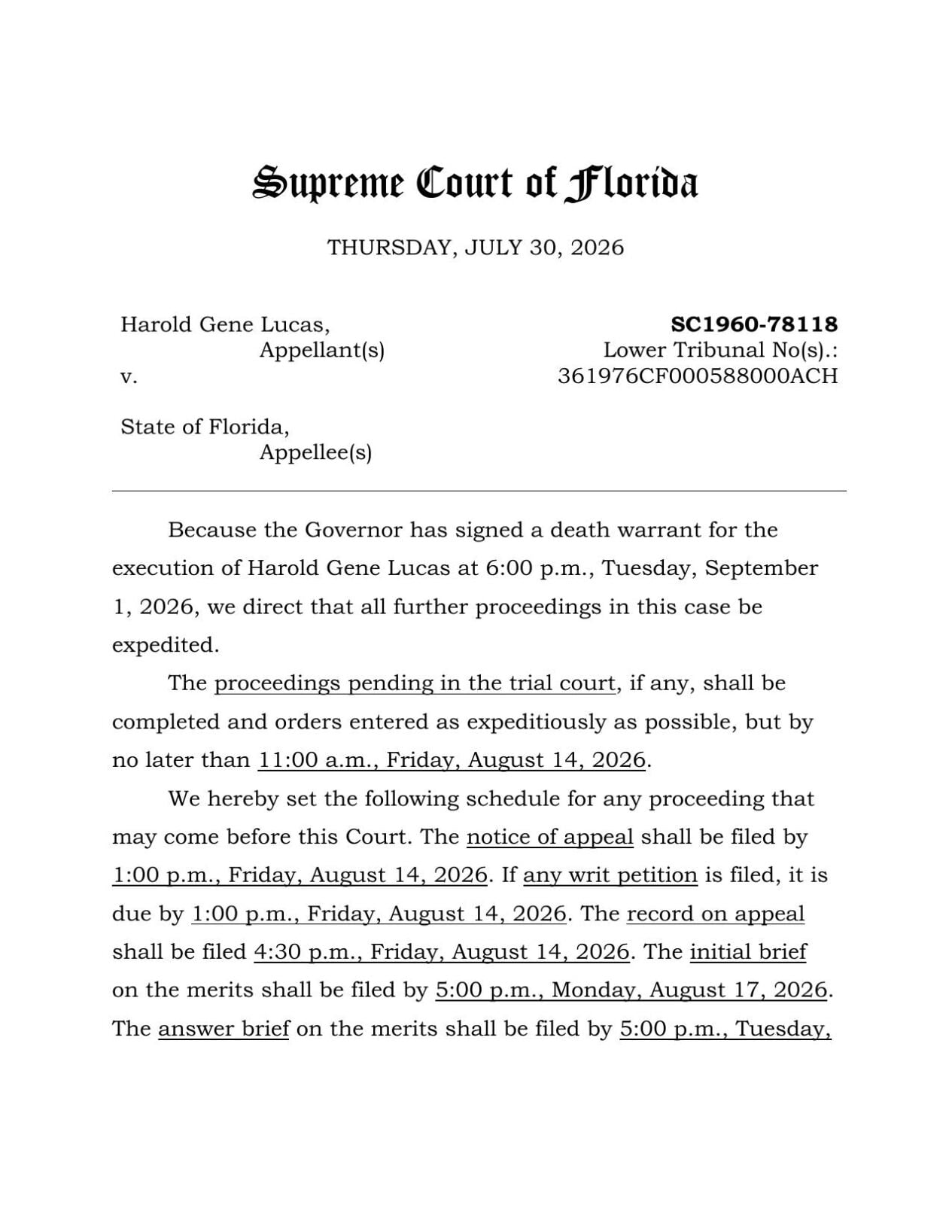 Florida Supreme Court decision
