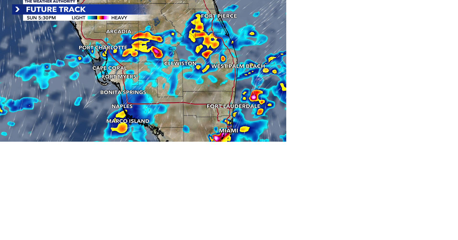 Soggy Sunday in Southwest Florida