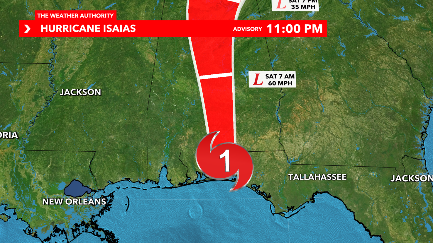 Hurricane Isaias intensifies into major hurricane ahead of landfall ...