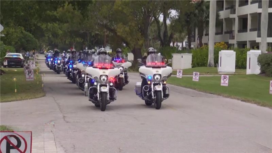 Vance motorcade - 1