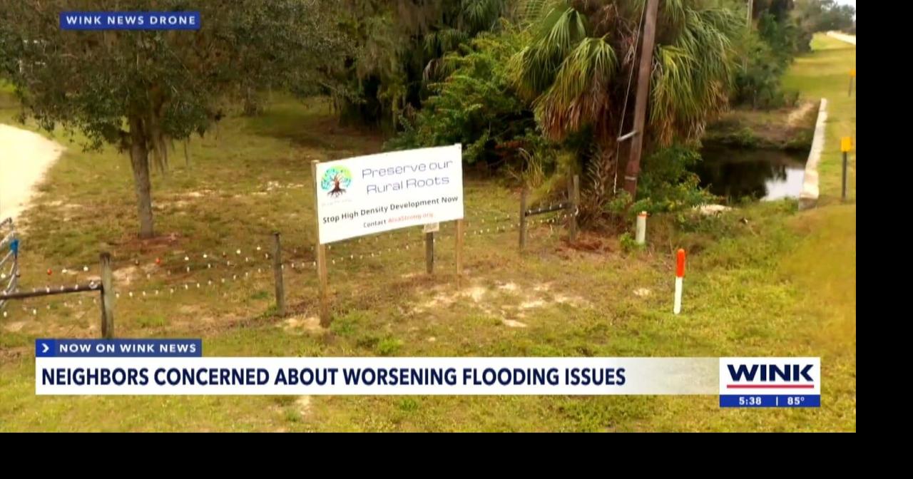 Alva residents blame new construction for unprecedented flooding problems
