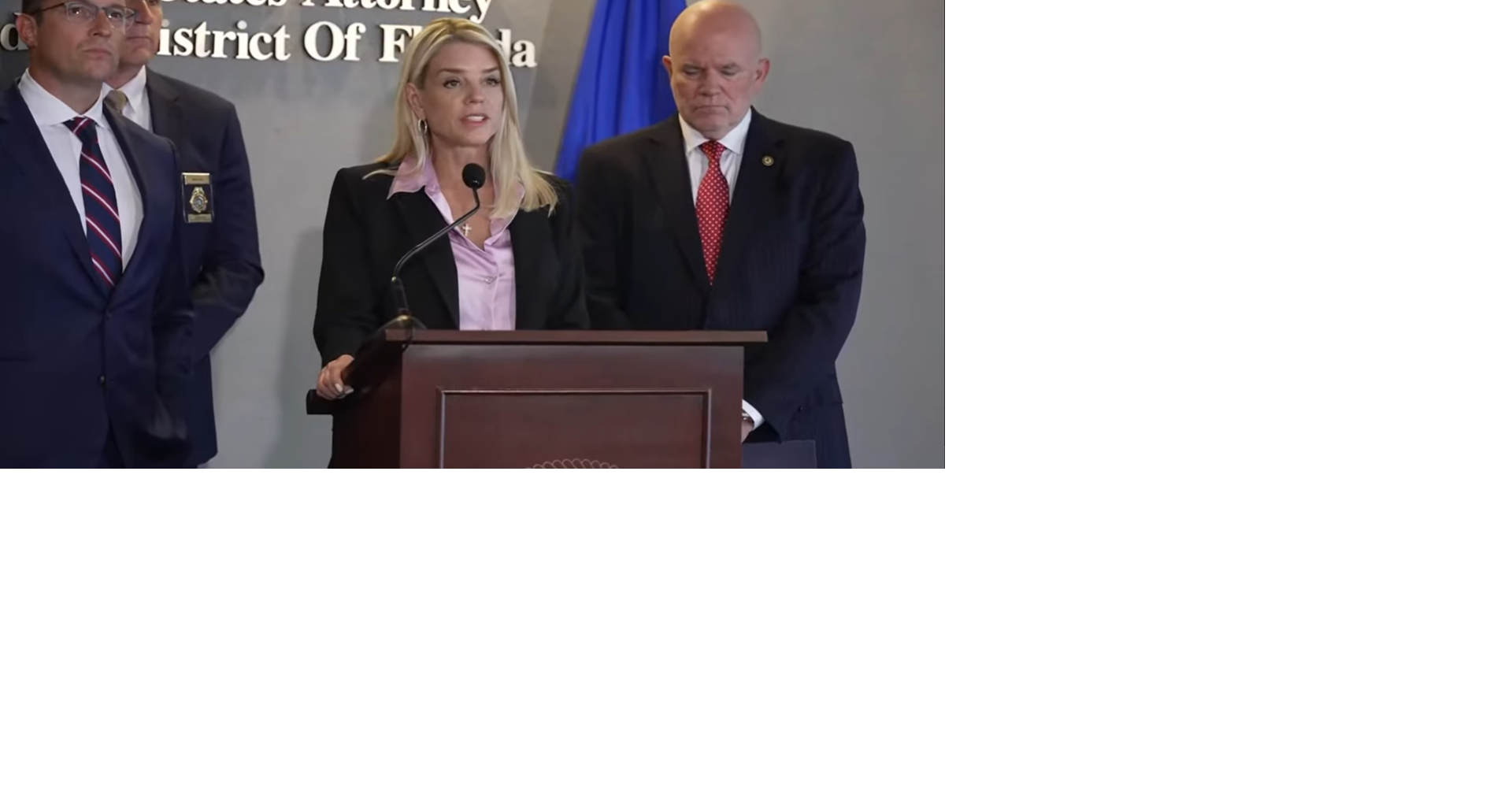 U.S. Attorney General announces arrest of man threatening political violence against conservative podcaster