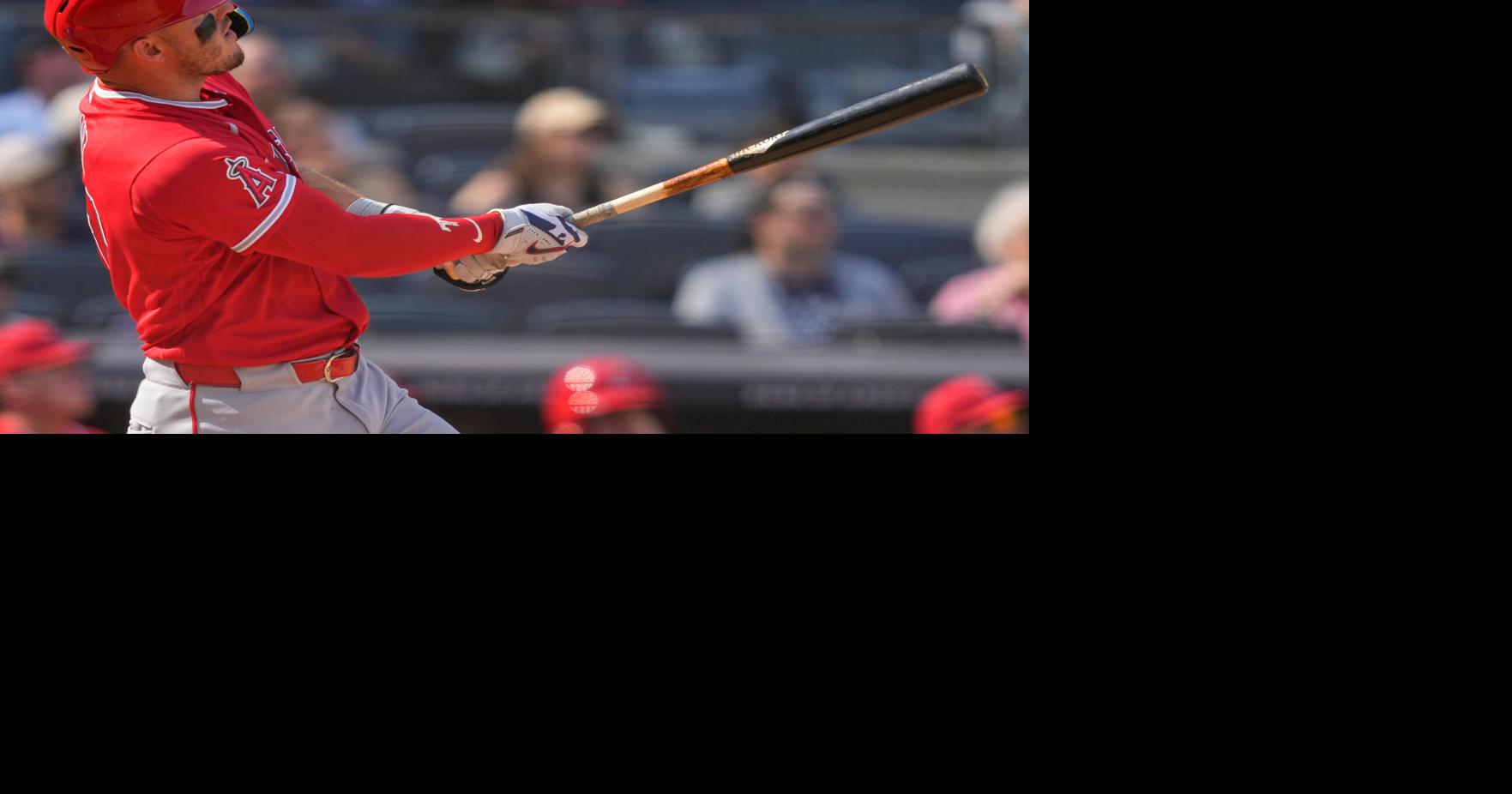 Mike Trout crushes another Yankee Stadium homer, his fifth in four ...