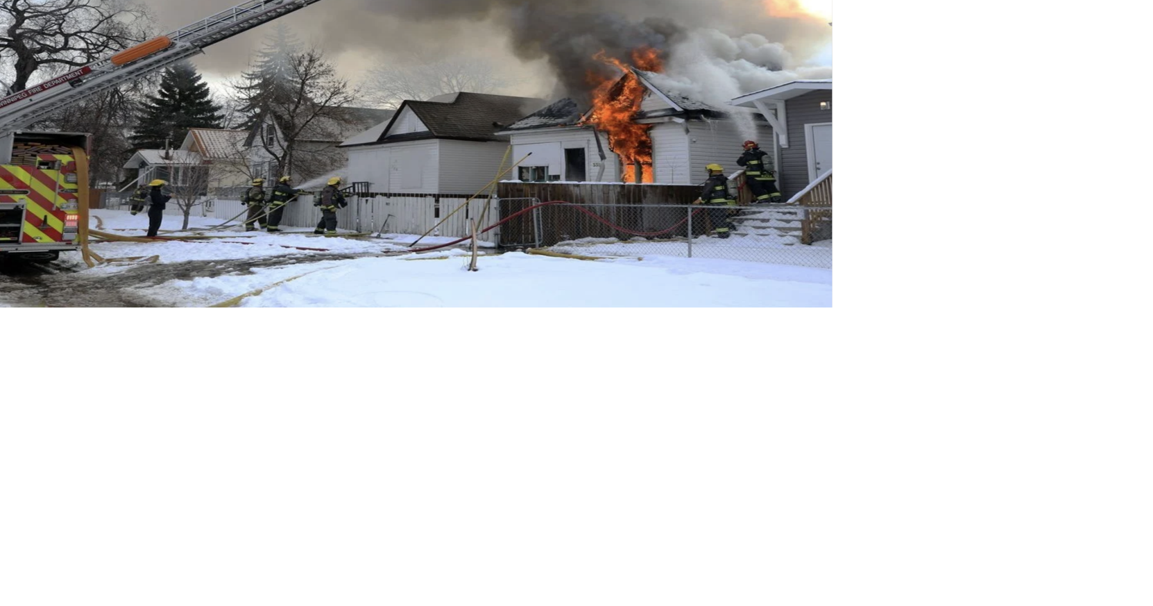 Vacant house fire