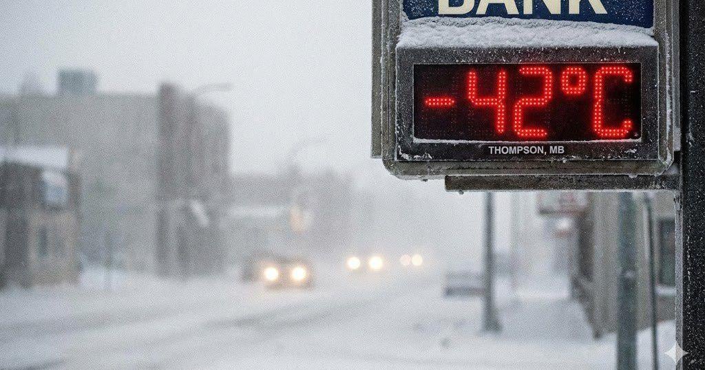 Thompson Extreme Cold Alert : Wind Chills Plunge to - 42°C Tomorrow