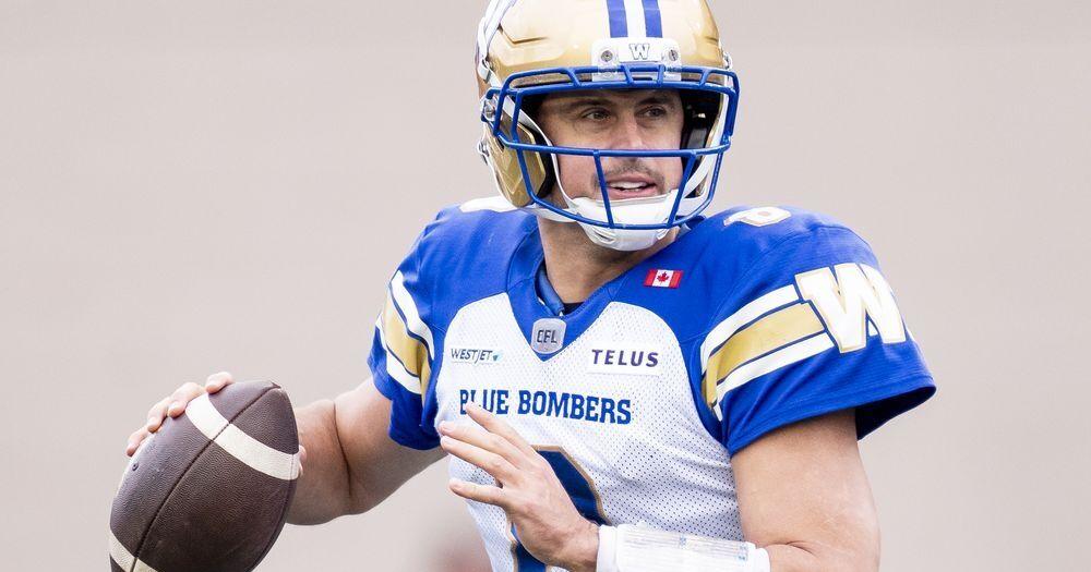 Quarterbacks down: Bombers’ Collaros, Ticats’ Mitchell, sidelined