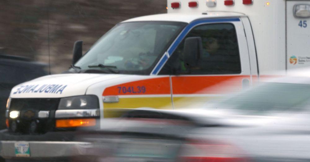 Four hospitalized after speed-related crash