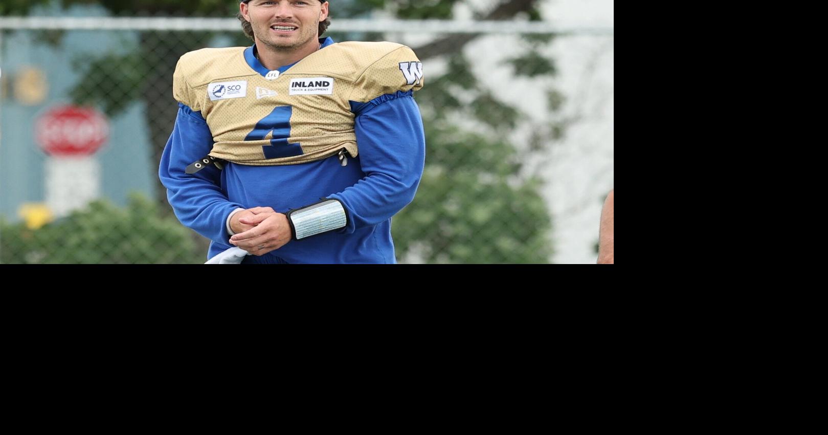 Collaros out, Bombers’ Brown gets the call