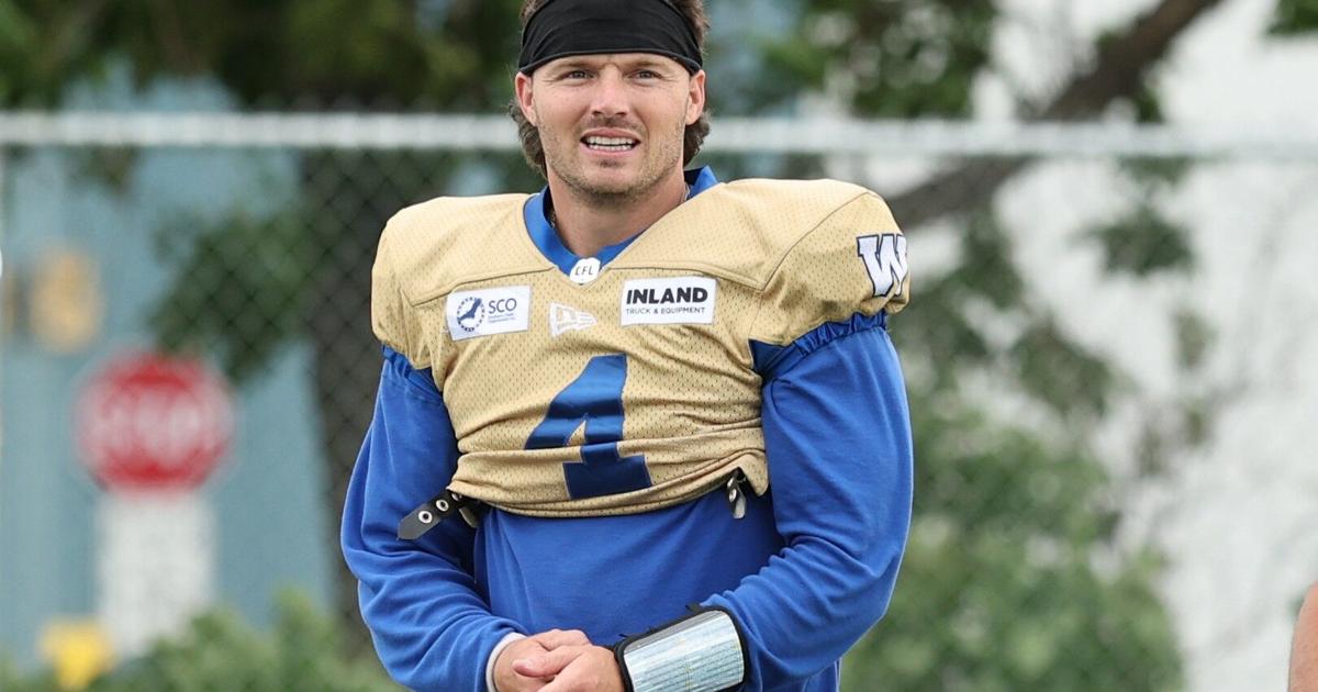 Collaros out, Bombers’ Brown gets the call