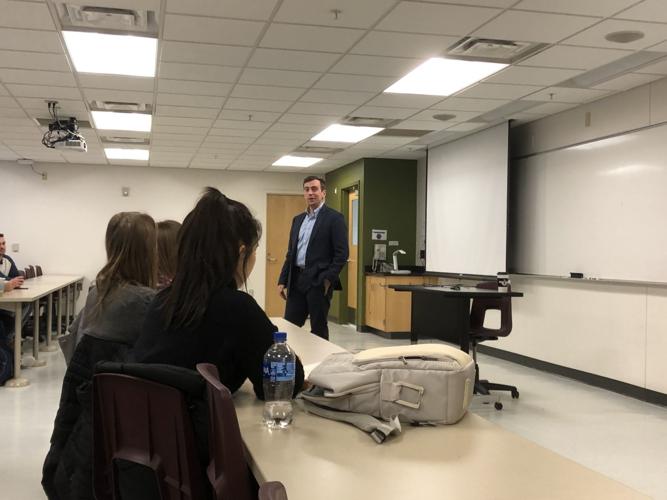 Dan Feehan visits WSU
