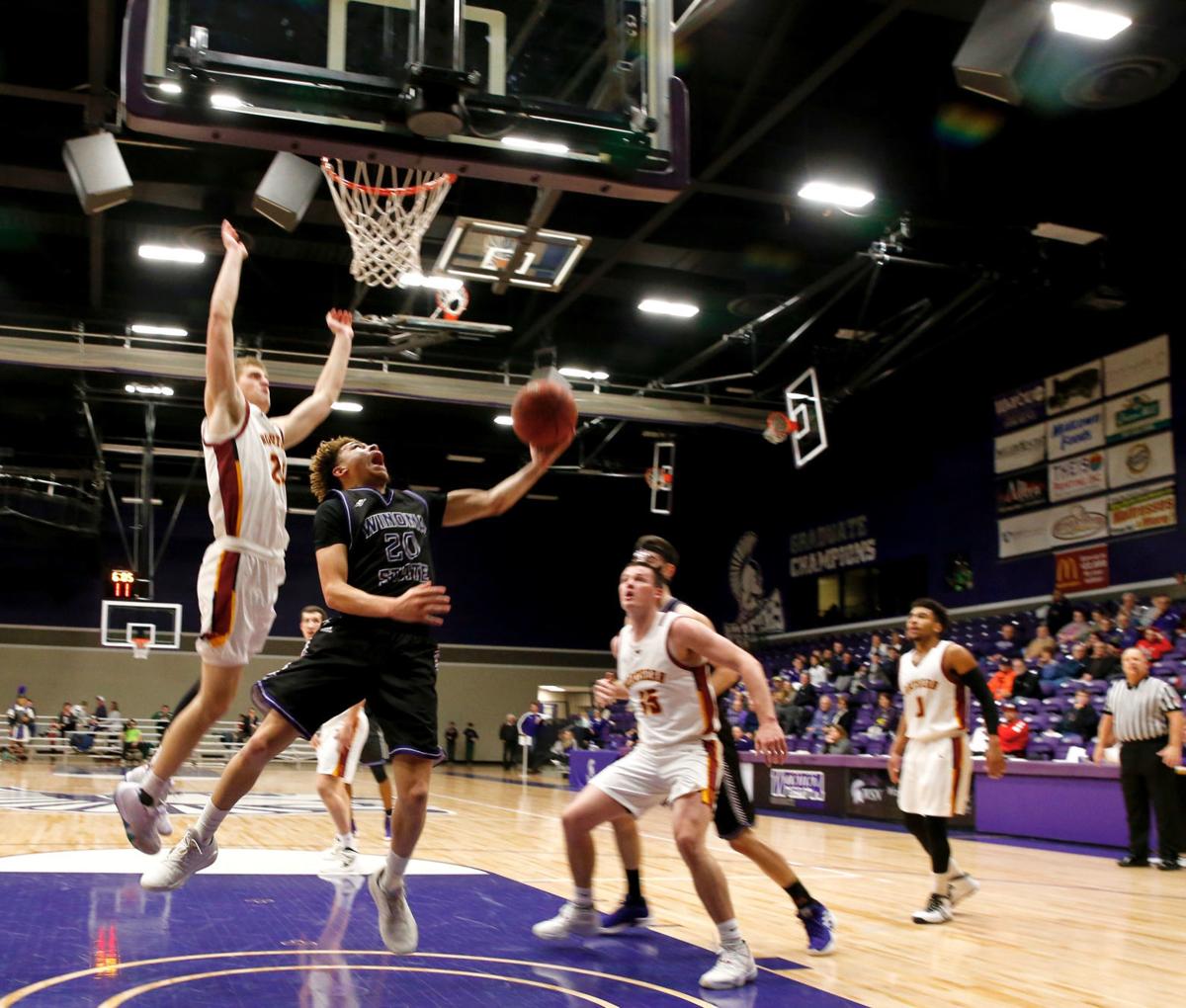 Men S Basketball Despite Second Half Fight Northern State Proves