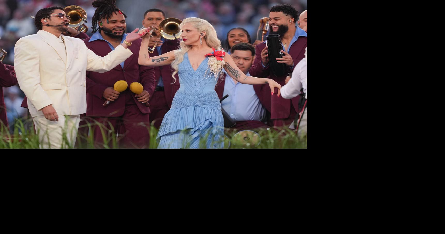 Photos of halftime highlights at Super Bowl 60
