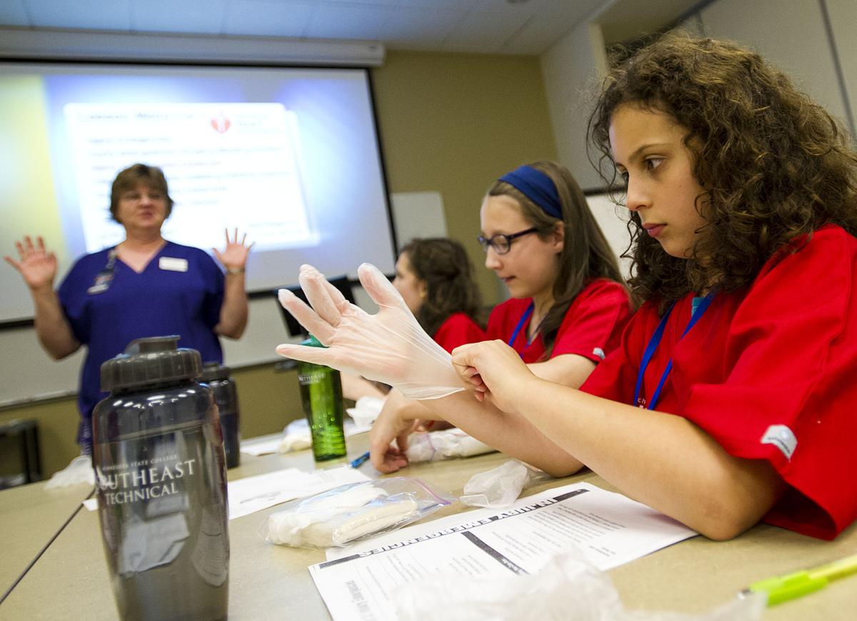 Checkups for future doctors and nurses Annual Winona Scrubs Camp
