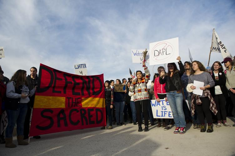 Winona residents join national movement, protest in solidarity Tuesday