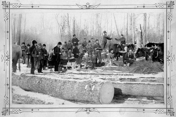 Logging crew's break