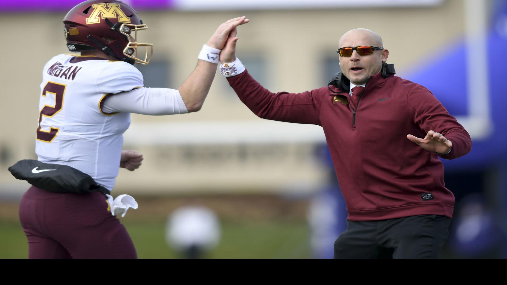 For Gophers Football P J Fleck Windows Bamboo 2020 Success