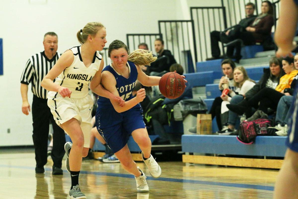 Girls basketball Cotter rides strong second to 20point win over