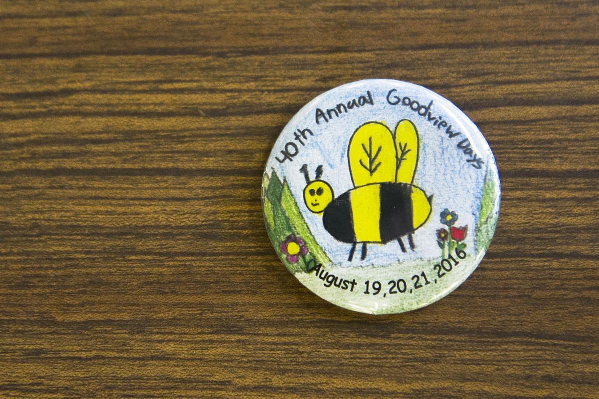 Buzzing with excitement Thirdgrader wins Goodview Days button design