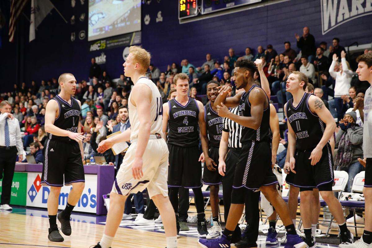 Men S Basketball Winona State Stays Hot From Downtown In Win Over