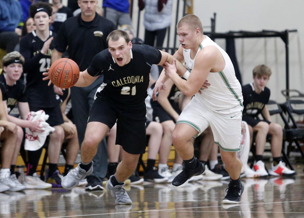 High School Basketball Caledonia S Noah King Finds Home At