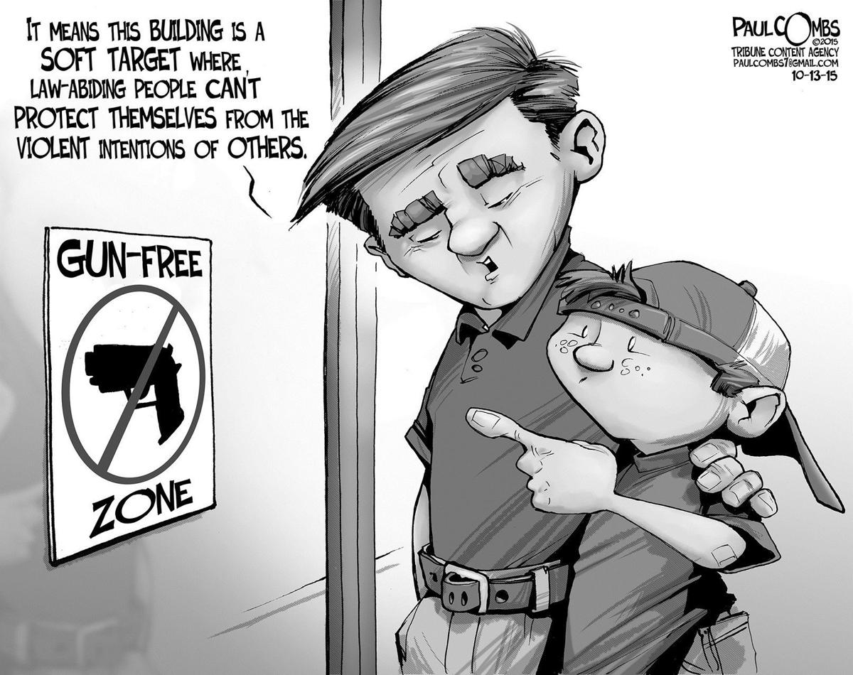 conservative gun control political cartoons