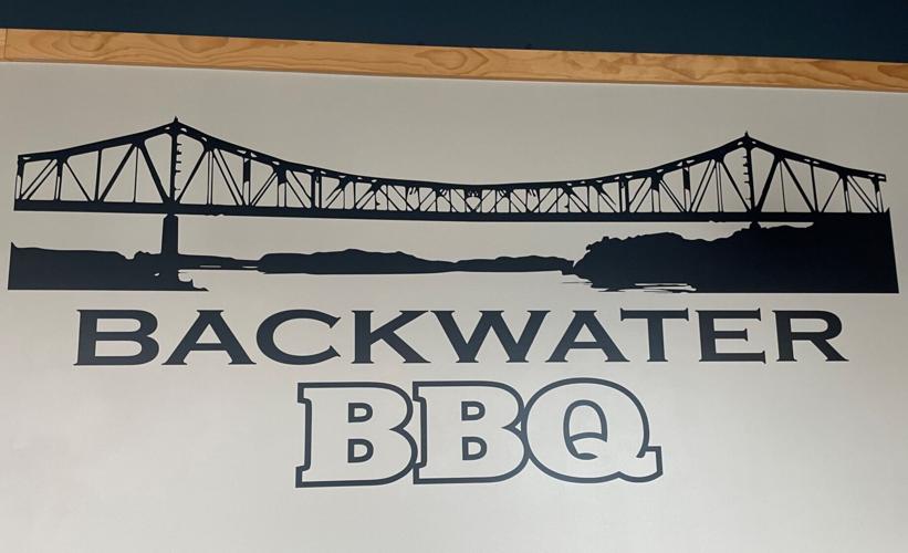 Backwater BBQ sign