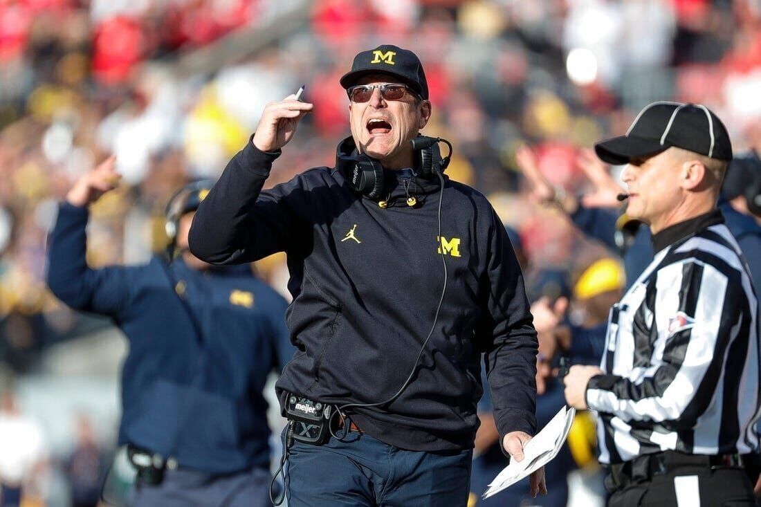 Jim Harbaugh wants QB J.J. McCarthy to keep throwing after 3-INT