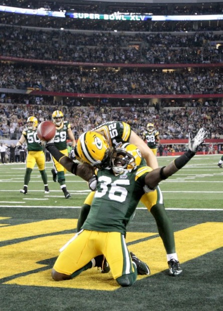 Super Bowl XLV: Nick Collins, Jarrett Bush, Clay Matthews force