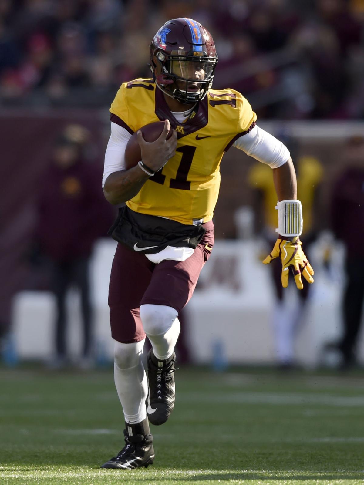 Gophers Football Croft Minnesota Rolls Past Nebraska 54 21