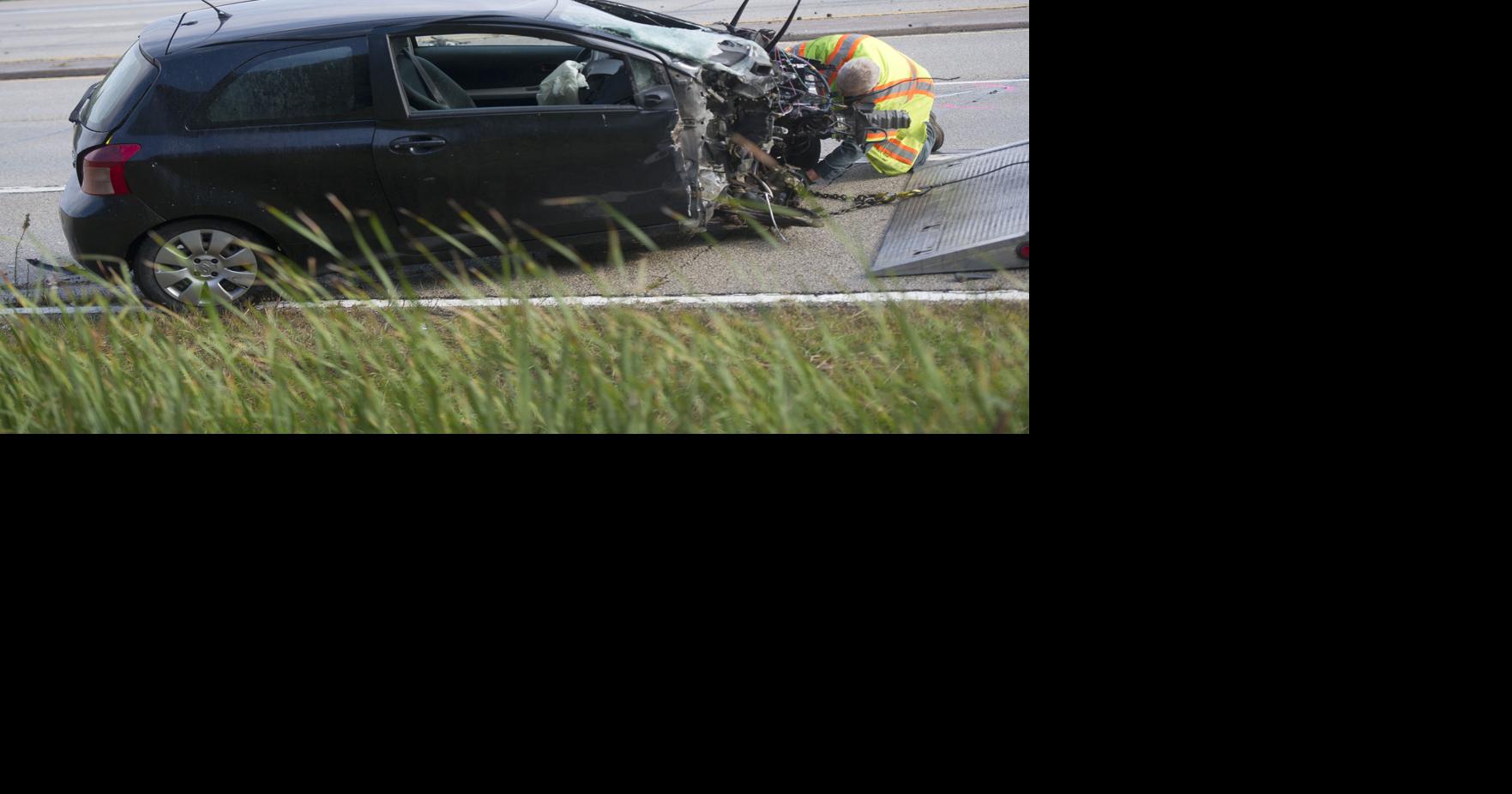 Woman hurt after hydroplaning, hitting semi in Winona County near Hwy. 61