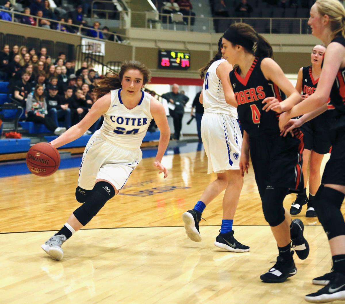 Girls basketball Cotter's defense steps up in 5338 win in sectional