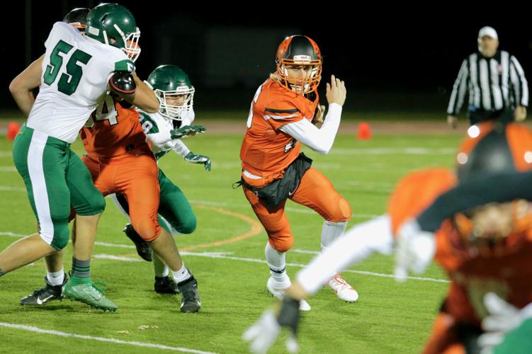 Winona Senior High football Jackson Nibbelink was once set to quit