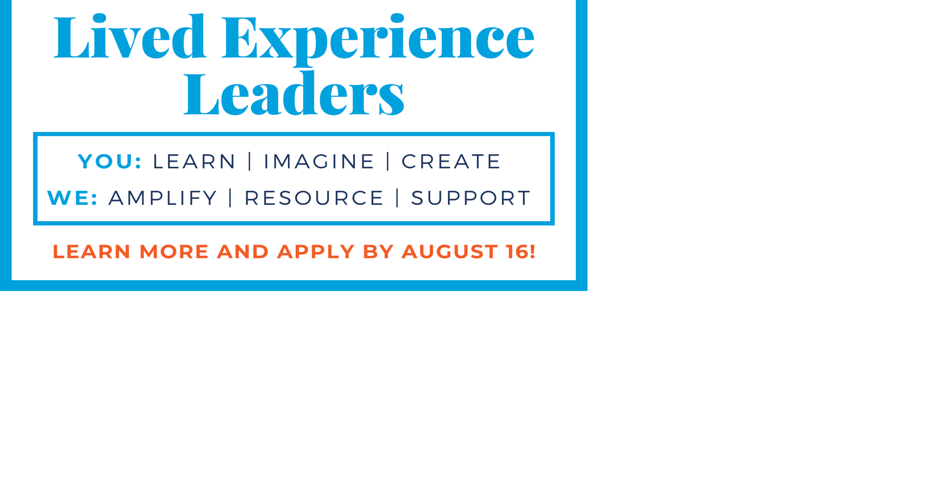 Stories for Good Engage Winona Lived Experience Leaders program open