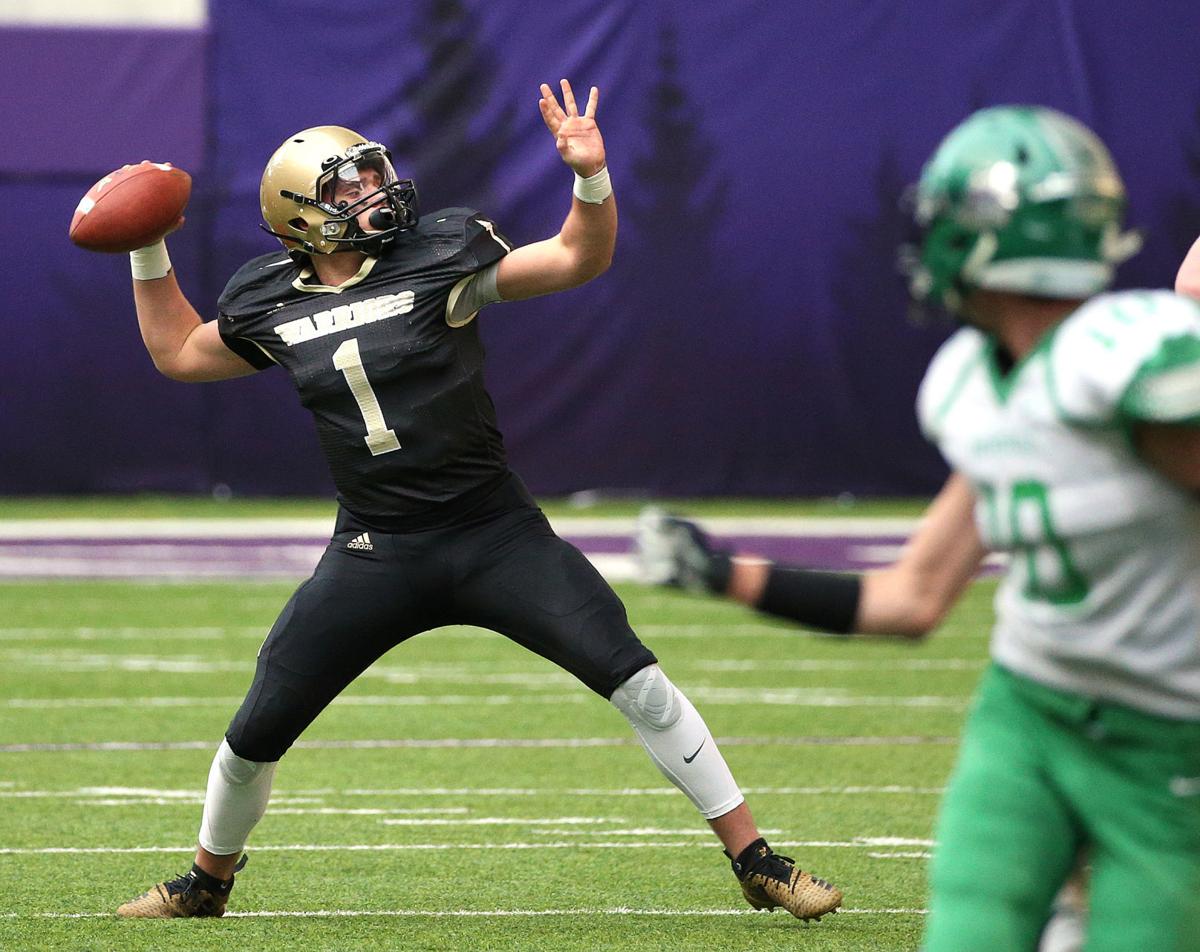 High school football Caledonia QB Noah King breaks out of brother’s