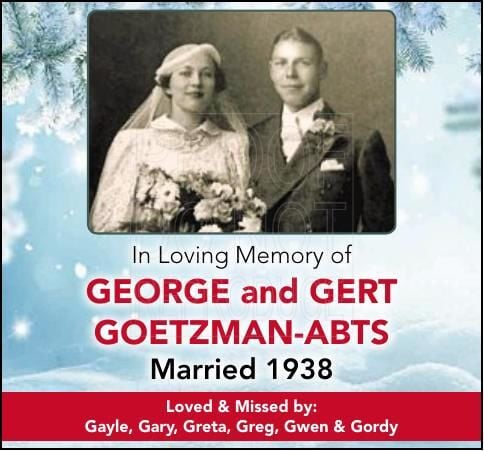 George and Gert Goetzman-Abts