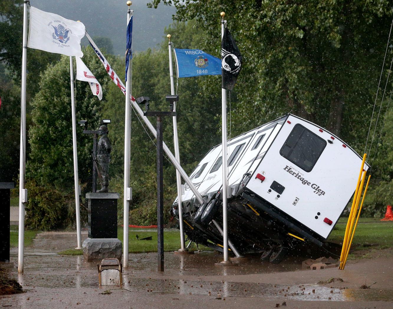 Coon Valley residents race for safety as flash flooding turned creek