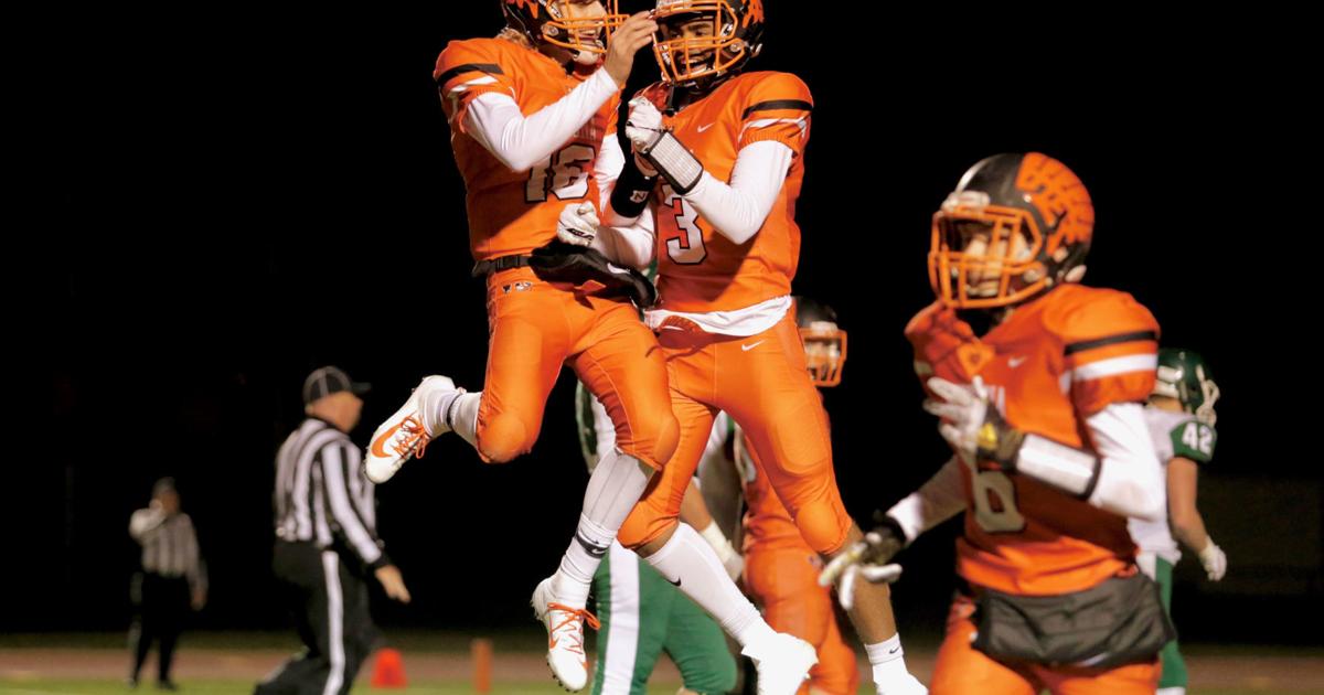 Winona Senior High football Winhawks dominate Faribault to advance to