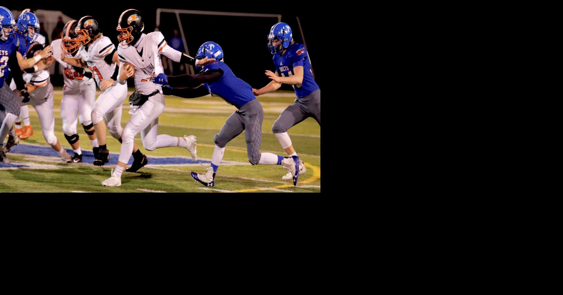 Winona Senior High football Winhawks drop regular season finale in Kasson