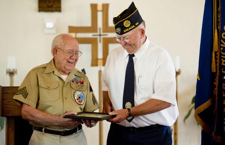 Veteran honored with 70 years of service to Arcadia Legion Post 17