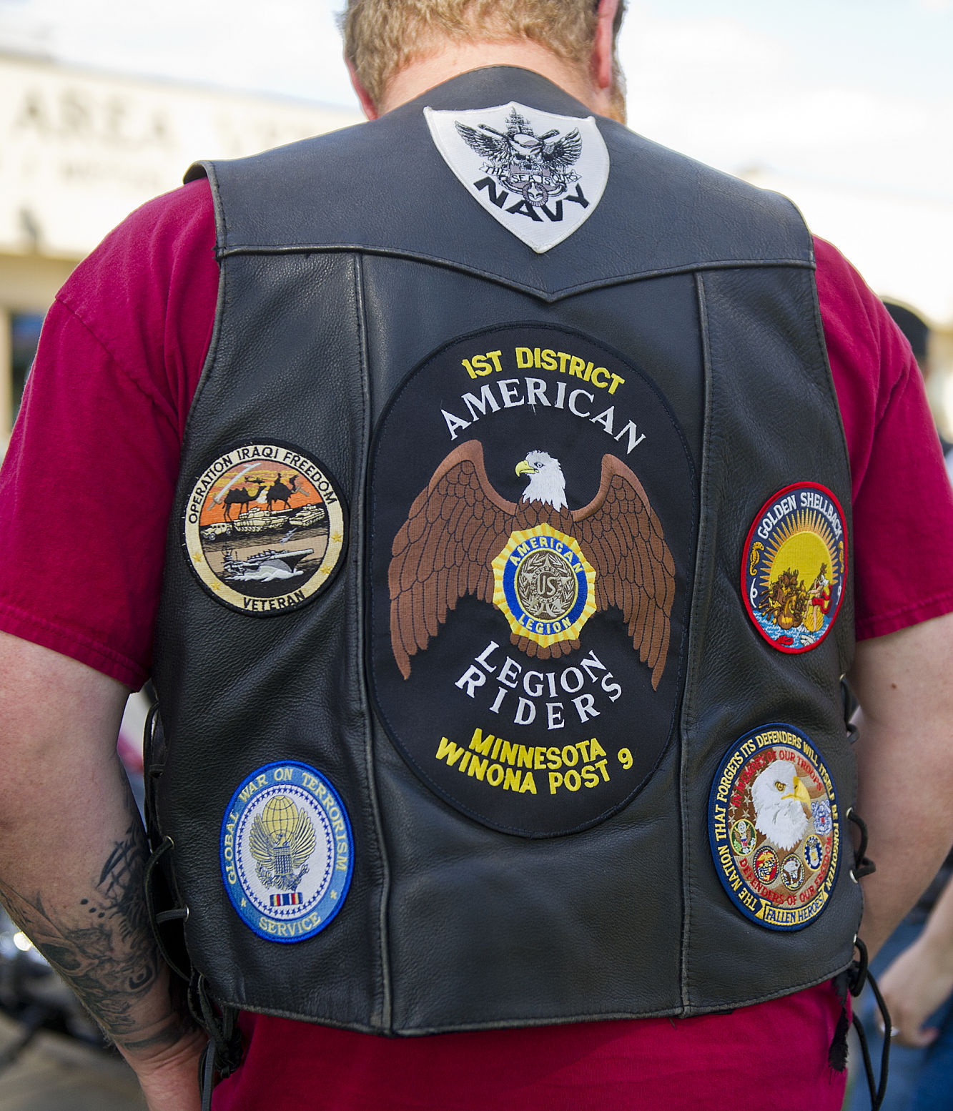 american legion riders back patch