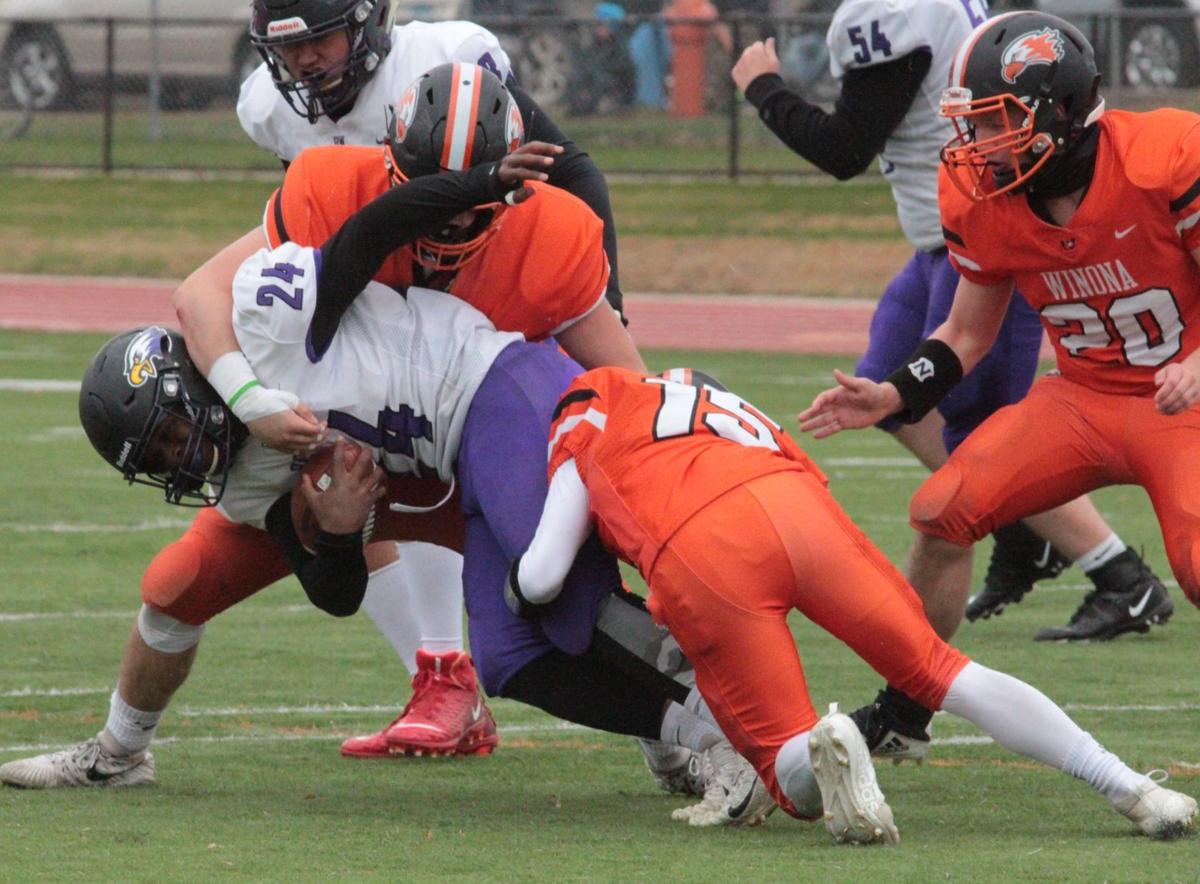 Winona Senior High football Winhawks get back on track with shut out